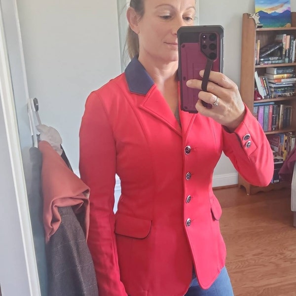 Veste Femme Harry Hall Poids Lourd En Tweed Derby Pour Show Ou Chasse, Taille 14 (38)