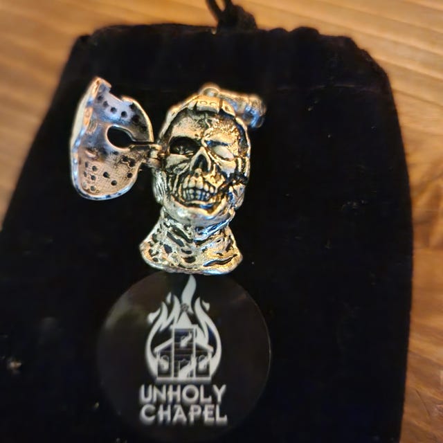 JASON Goes to HELL! 925 Sterling Silver Pendant Necklace - Etsy