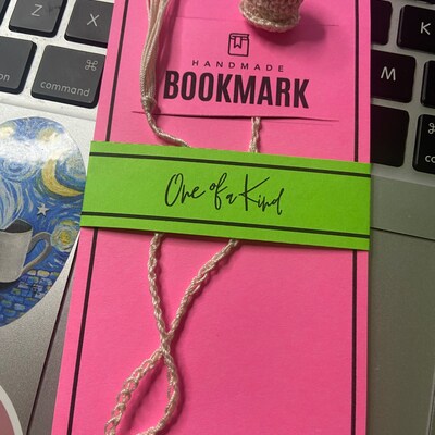 PRINTABLE Bookmark Packaging Downloadable PDF DIY Backing Card and Wrap ...