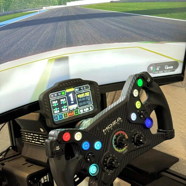 Sim Racing Dashboard Touchscreen Display Leds RPM Simhub, PSR GT 5.0 ...