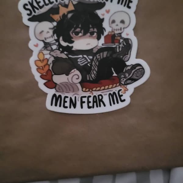Percy Jackson - Nico Di Angelo Skeleton Sticker [PRE-ORDER] - Etsy