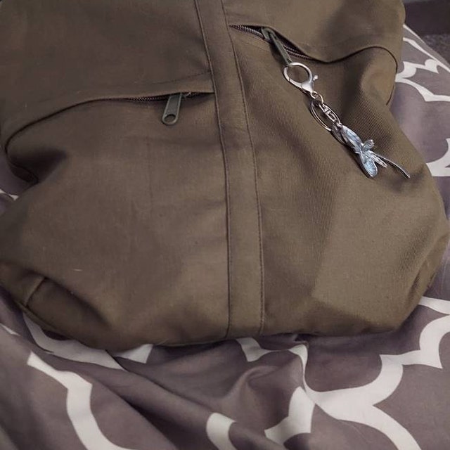 Zipper Closure Maroon Cotton Twill Messenger Bag, Cross Body