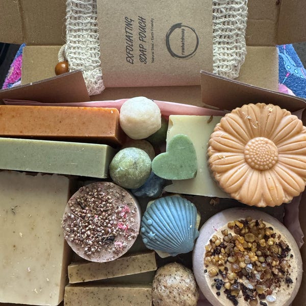 Handmade Natural Soap Bundle Set of Soaps Palm Oil Free Soap Essential ...