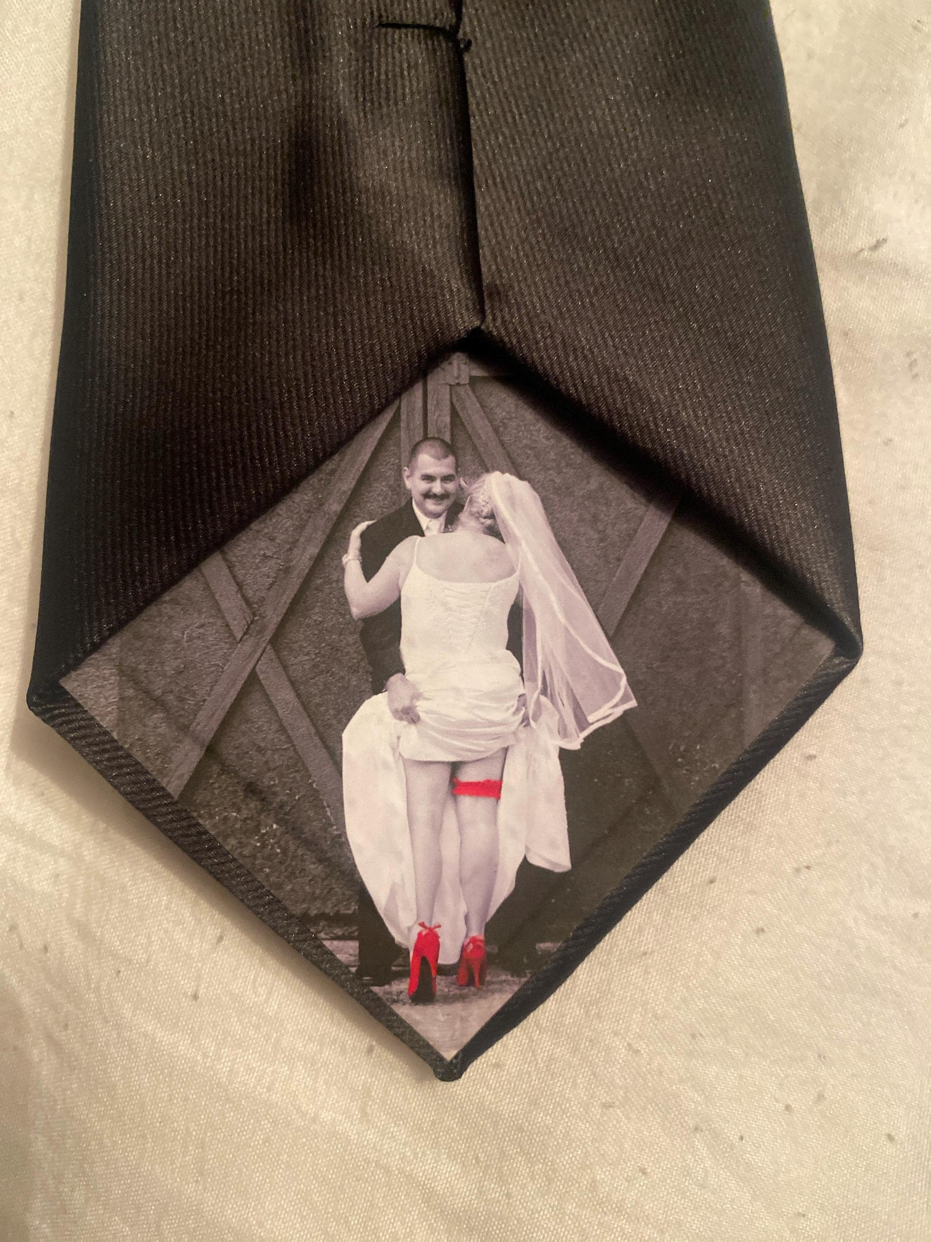 Personalized Photo Silk Tie for Him