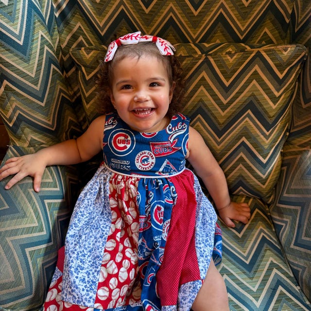 chicago cubs maxi dress Women's Chicago Cubs G-III 4Her by Carl Banks Royal Center Field Maxi Dress