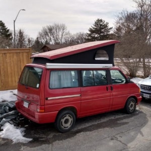 VW T4 Eurovan Weekender 3 window Pop top Canvas SWB Replacement