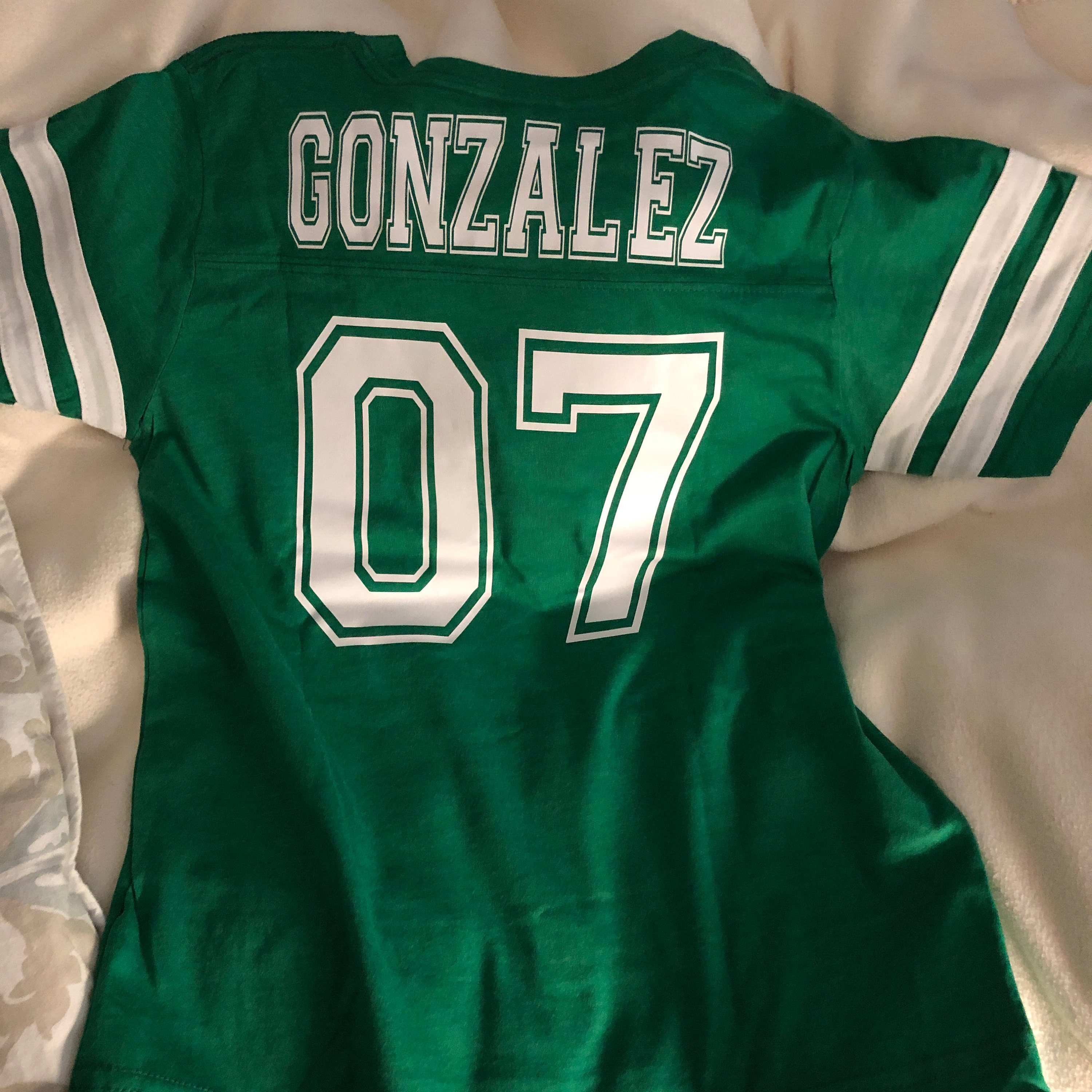 5th Birthday Football Shirt | Five Year Old Birthday Jersey Tee | Touchdown Sports Theme Party Outfit | Football Boy T-Shirt