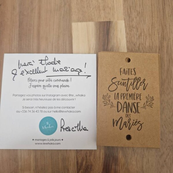100 Étiquettes Mariage Eucalyptus - Pour Cierges Magiques Et Bâtons Lumineux