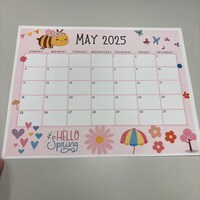 PRINTABLE July 2025 Summer Calendar, Editable July Calendar, Fillable ...