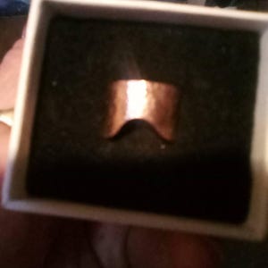 Customer photo from AHIGHERVIBE, Textured Extra Wide Ring in in Semi-Polished Finish,