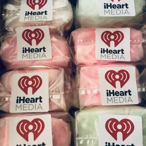 Small Cotton Candy Party Favor with Custom Label | Etsy