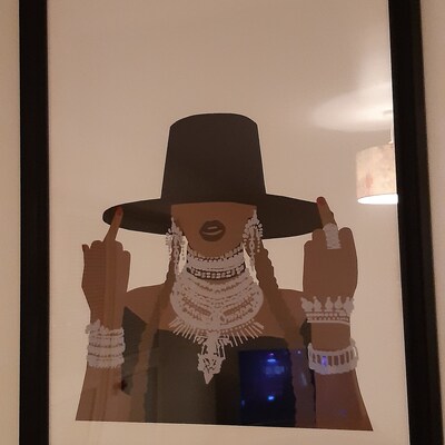 Beyonce Formation Poster, Bey Middle Finger Feminist Print - Etsy