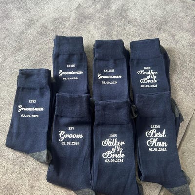 Men's Wedding Blue Sock Bundle - 6 Pair main image 0