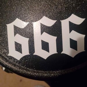 666 Vinyl Sticker Decal - Etsy