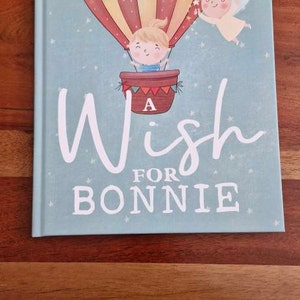 Personalized Wish Book for Kids - Custom Children's Story, New Baby Gift, Christening Gift, First Birthday, Xmas or Christmas Eve Book