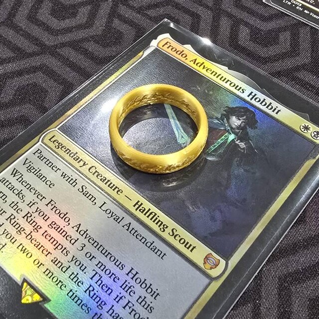 The One Ring MTG Token Lotr Hobbit - Etsy