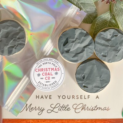 Printable Christmas Cookie Tag Merry Christmas Coal Company Coal ...