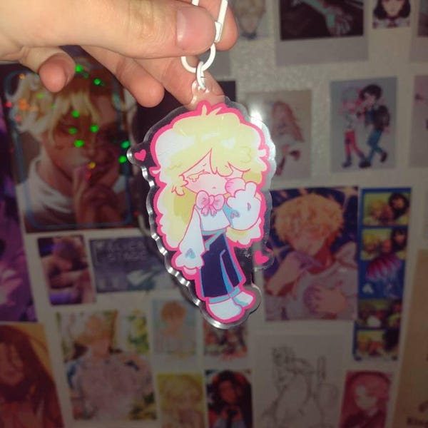 Alien Stage Bunny Acrylic Keychains - Etsy