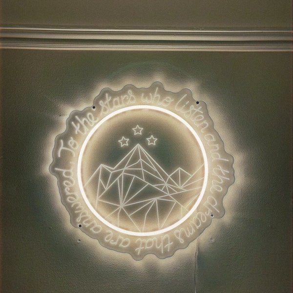 ACOTAR Night Court Neon Sign, Velaris Starlight Gift - Etsy