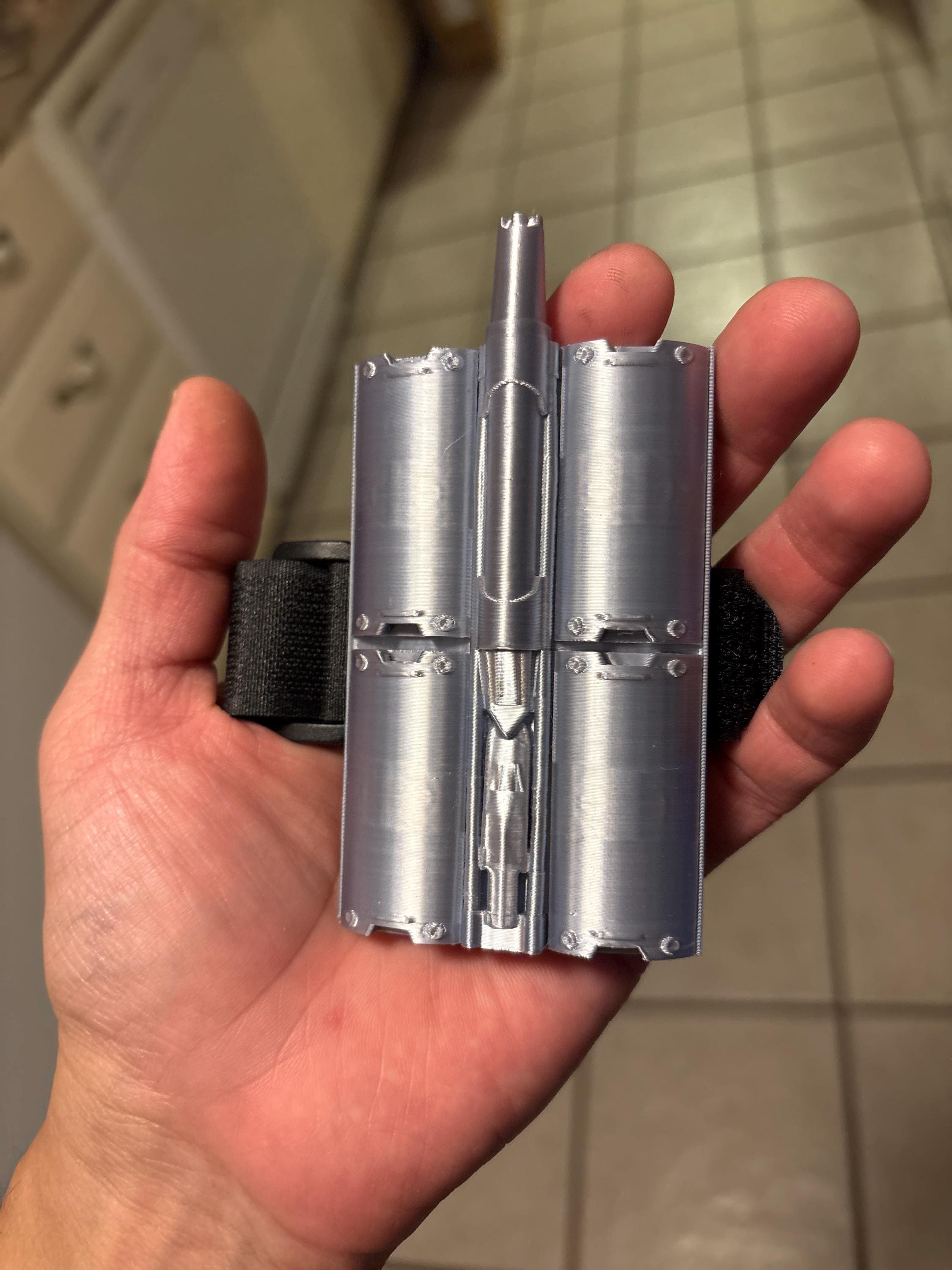 Customer photo of Brand New Day inspired Web Shooter x2(Pair) - Cosplay Prop | Magnetic Cartridges | Hidden Wristband Mount