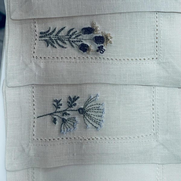 18 Wild Flowers Machine Embroidery Design, Floral Botanical Mini ...