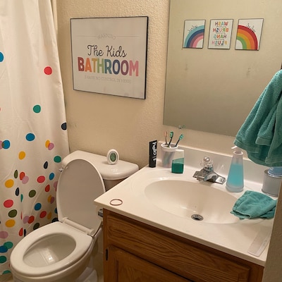 Kids Bathroom Wall Art, Bathroom Wall Prints, Kids Bathroom Sign, Kids ...