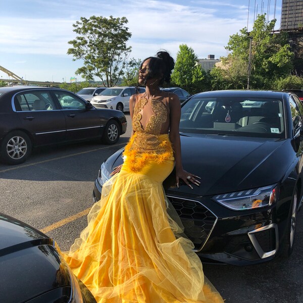 Fierce Orange Satin Dress Prewedding or proposal photoshoot Designarche Dress