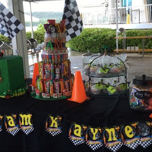 Race Car Photo Booth Props Racing Car Party Decor Racing | Etsy