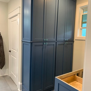 Navy Blue Glass Door Handle Kitchen Cabinet Handles Cupboard - Etsy