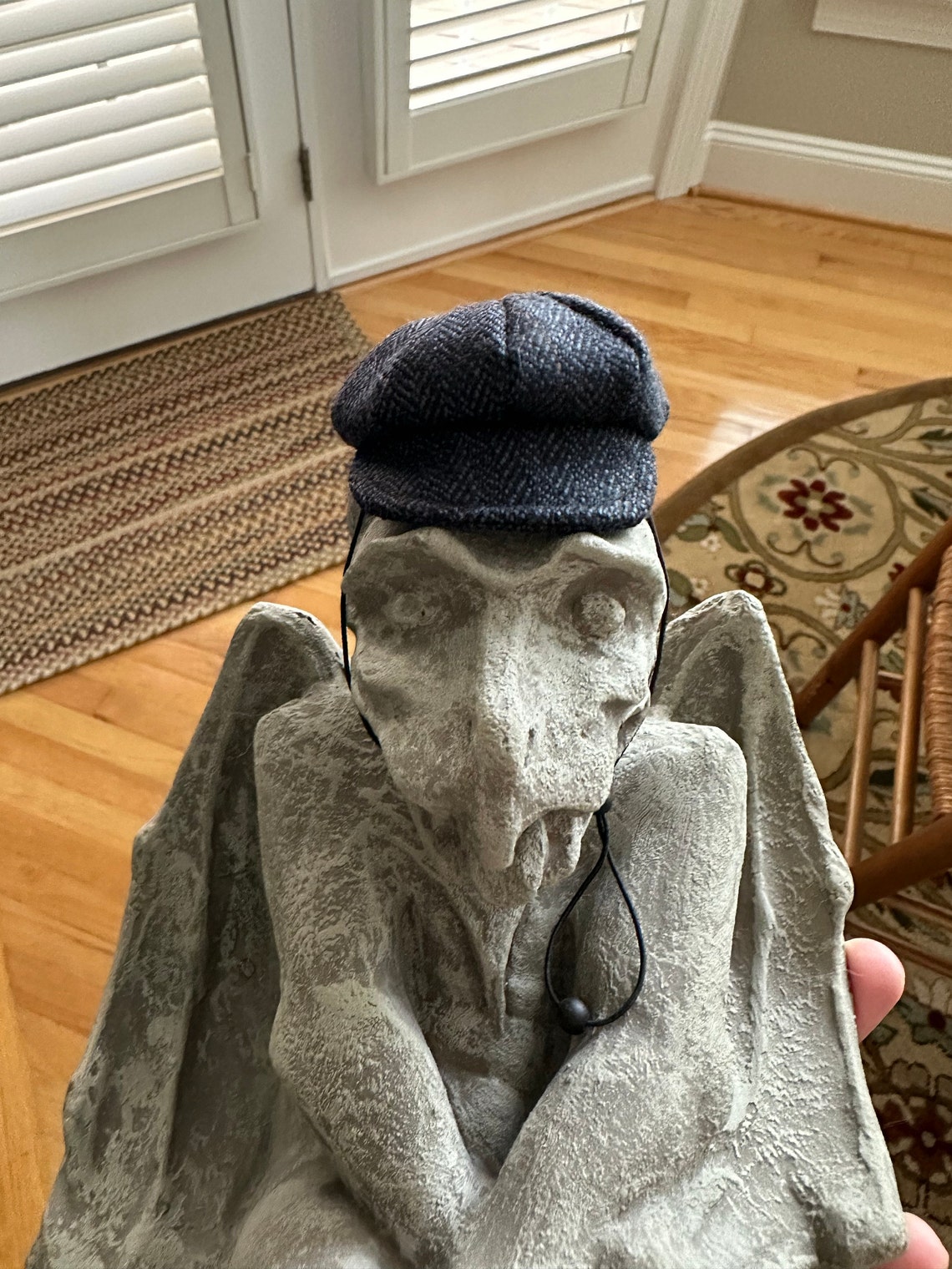 Customer photo of a pet with the Newsboy Cap  for small pet Hedgehog Vogue