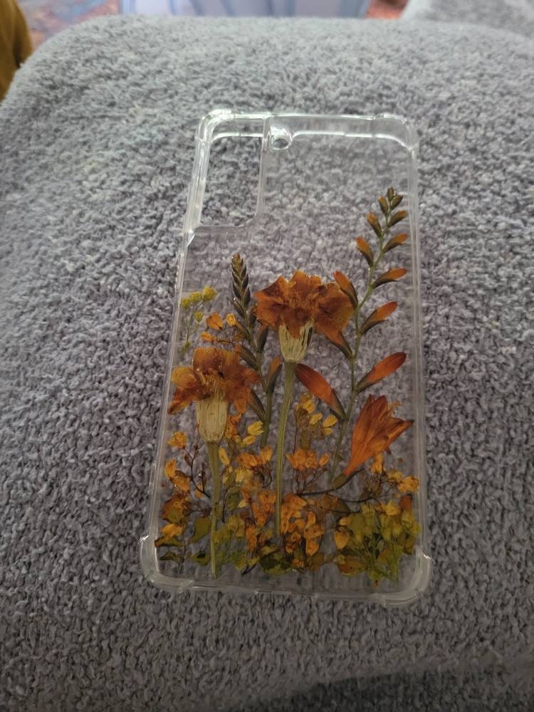 Real Pressed Flower Phone Case for iPhone 15 14 13 12 11 Pro Max X XR SE case, Samsung Galaxy S23 S24 Ultra case, Google Pixel 8 9 Pro case