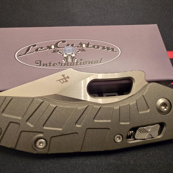 Microtech Stitch Titanium Scales Coated With Cerakote Smoked Bronze - Etsy