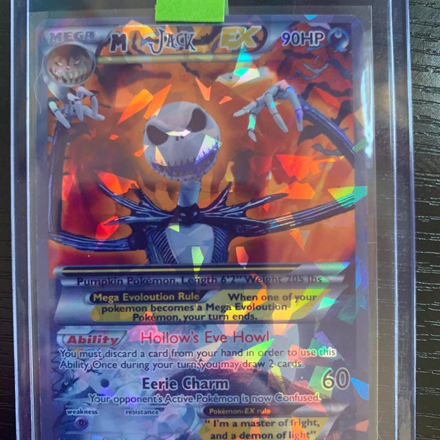 ポケモンカードゲーム JACK Nightmare Before Christmas - Jack Skellington Pokemon Card - Etsy