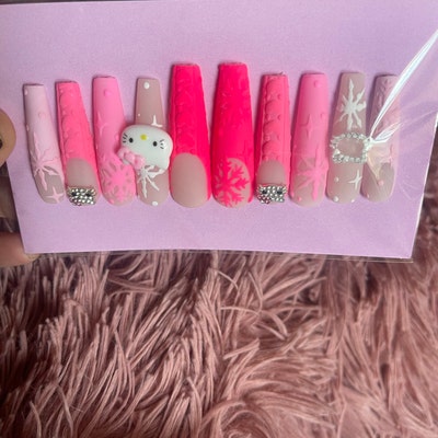 BASIC TOES Set Luxury Press on Nails Glue on Nails Press on Nails Fake