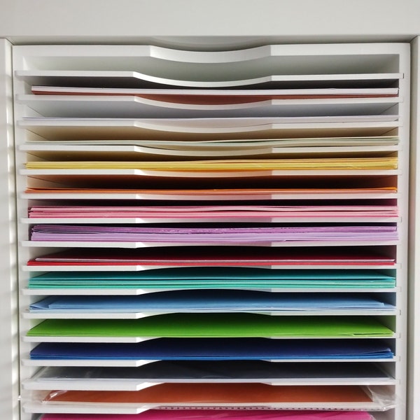 12x12 Paper Holder (16 Slot) - IKEA® or Desk - Etsy UK