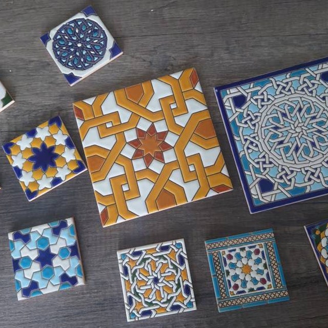Azulejos de cerámica andaluza 7,5cm 3 , Spanish tiles for DIY, Decorative  tiles, mosaic tiles, ceramic tiles, coaster, Spain tiles -  México