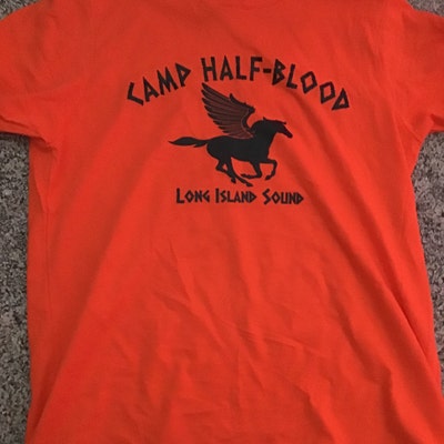 Camp Half Blood T-shirt Percy Jackson Halloween Costume 2 Sided Print ...