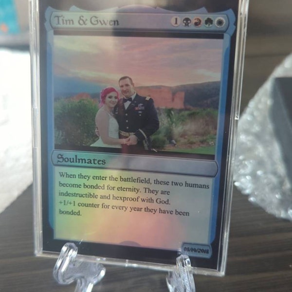 Anime Wanted Poster Card , Fully Custom Wanted Card, Wedding Gift ...