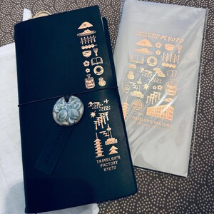 Japan TRC Travelers Notebook Kyoto Limit Edition Blackwing