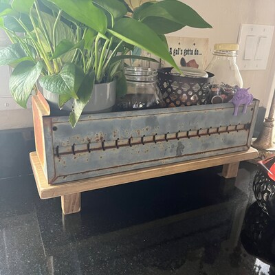 Rustic Wood Riser Farmhouse Style Riser Tabletop Riser Plant Stand Wood ...