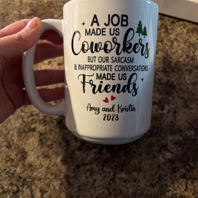 Personalized Coworker Ornament, Custom Christmas Ornament for Coworker ...