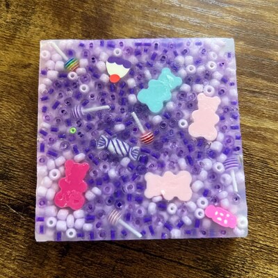 Silicone Picking Pad With Colorful Beads For Sensory For Stress Relief