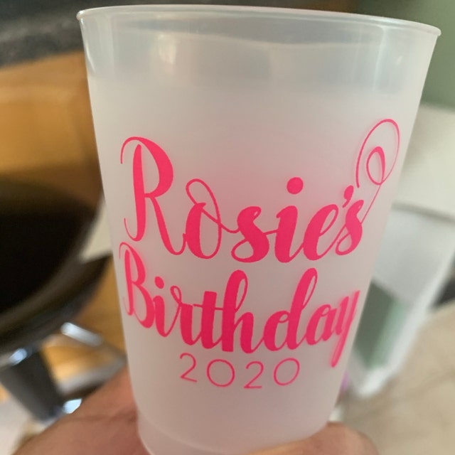 Personalized Happy Hour Foam Party Cups