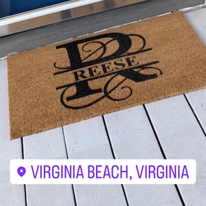 Camping Door Mat – BOUTIQUE MONOGRAM