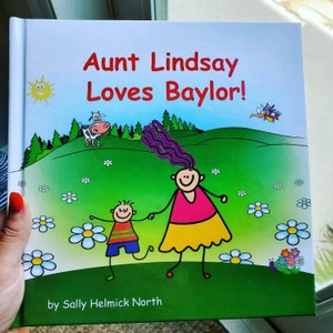 personalized children's book from aunt