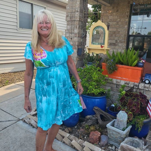 Hand Painted Kimono Asymmetric Kimono Jacket Rayon Ruana Hawaii Kauai ...