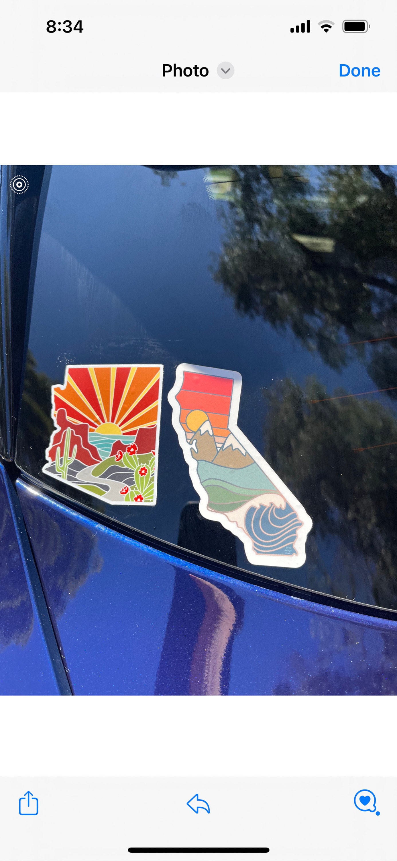 Arizona Durable Sticker | High Quality Bumper Sticker | United States Vinyl Decal | Weatherproof Sticker | Water Bottle Sticker | 3&quot;