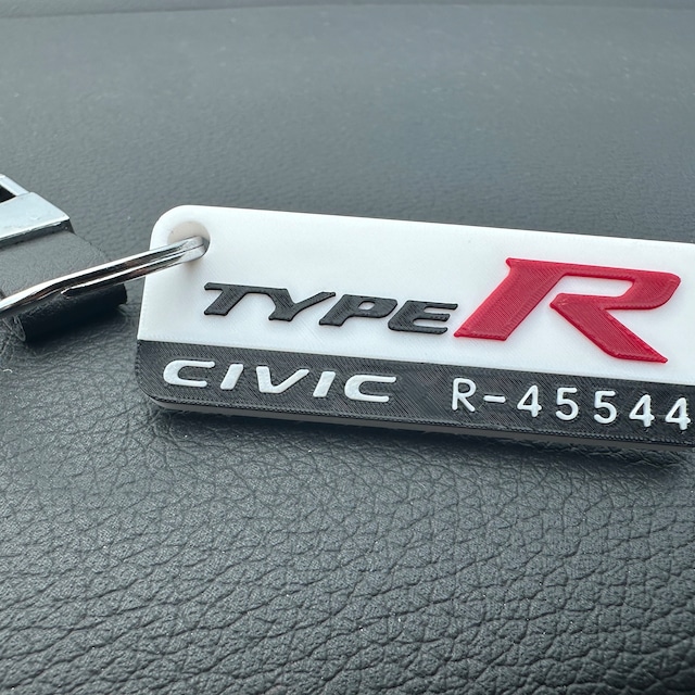 Honda Civic (Fd2/Fk2) Mugen Type R Emblem Metal Keychain