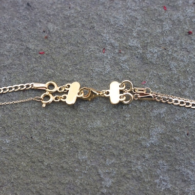 14k Solid Necklace Detangler Clasp, Layer Necklace Clasp, Layer ...