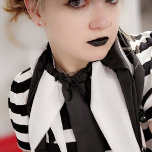 Custom Two Color Pointed Clown Collar Jester Neck Piece Elastic ...